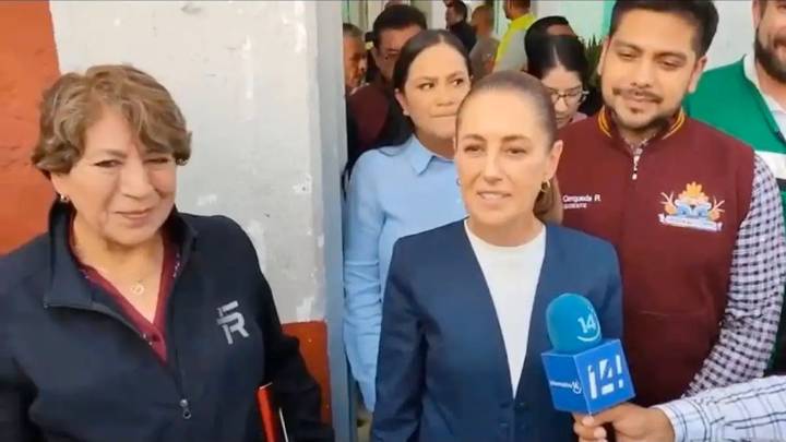 “Nadie se va quedar desamparado”, asegura Sheinbaum a damnificados de Neza