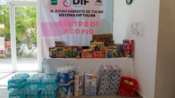 Tulum se suma a la colecta nacional por los afectados en Veracruz y Puebla