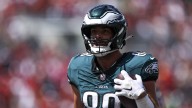 Dallas Goedert returned to practice; Jalen Carter, Lane Johnson were full participants