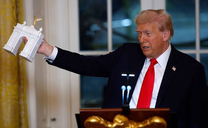 Trump Shows Off Latest D.C. Construction Project