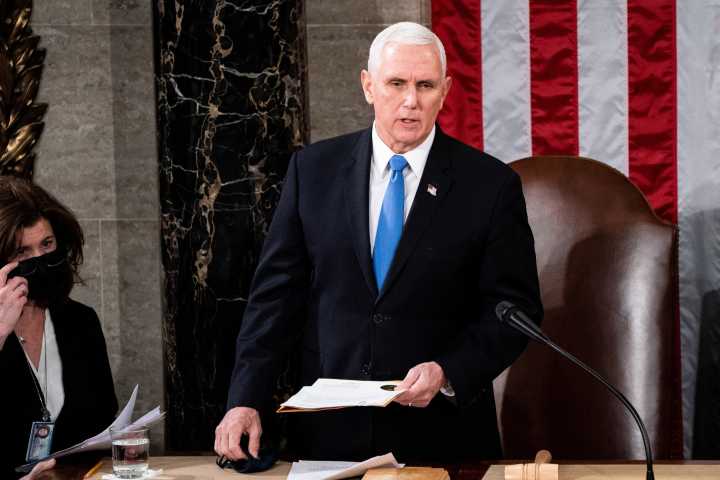Pence's never-before-published notes key evidence in case against Trump, book says