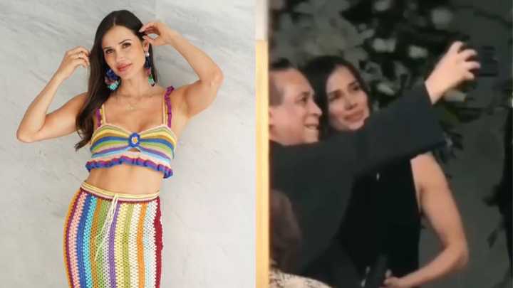 Presunto cura le pide una foto a Maju Mantilla durante el velorio de su madre y lo critican: "Desatinado"