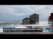 Coastal erosion claiming ocean