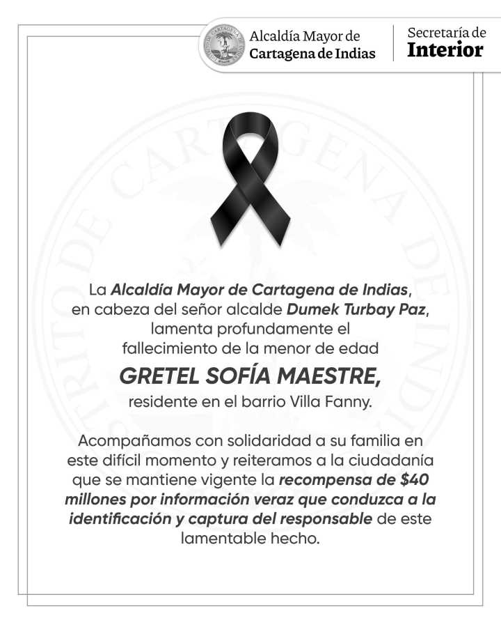 Murió la niña Gretel herida por bala perdida en Villa Fanny
