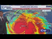 Tracking the Tropics: Hurricane Melissa continues its path through the Caribbean