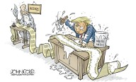 Pro/Con: By taking sides, Trump attempting to censor history