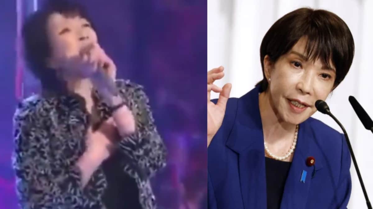 Old Video Of Japan’s Next PM Sanae Takaichi Singing Rock Anthem On TV Goes Viral