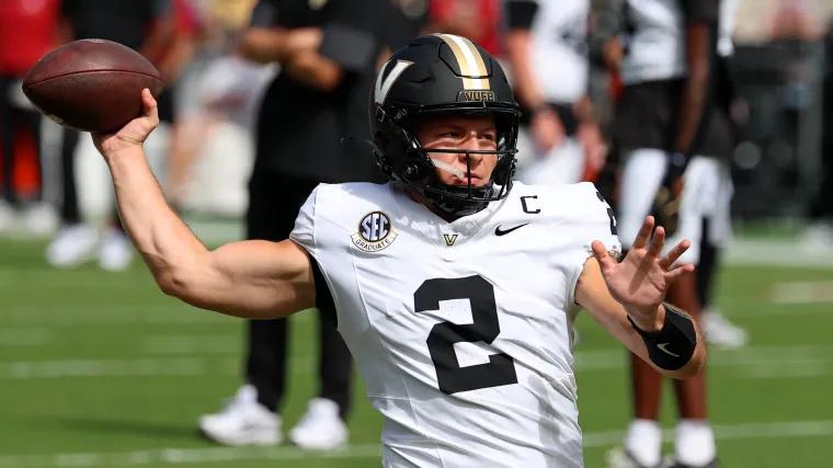 Vanderbilt's Diego Pavia has back-and-forth with Alabama fan after loss to Crimson Tide