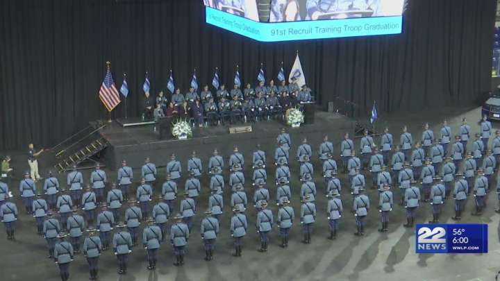 Massachusetts State Police mark 91st Recruit Troop Graduation at MassMutual Center in Springfield
