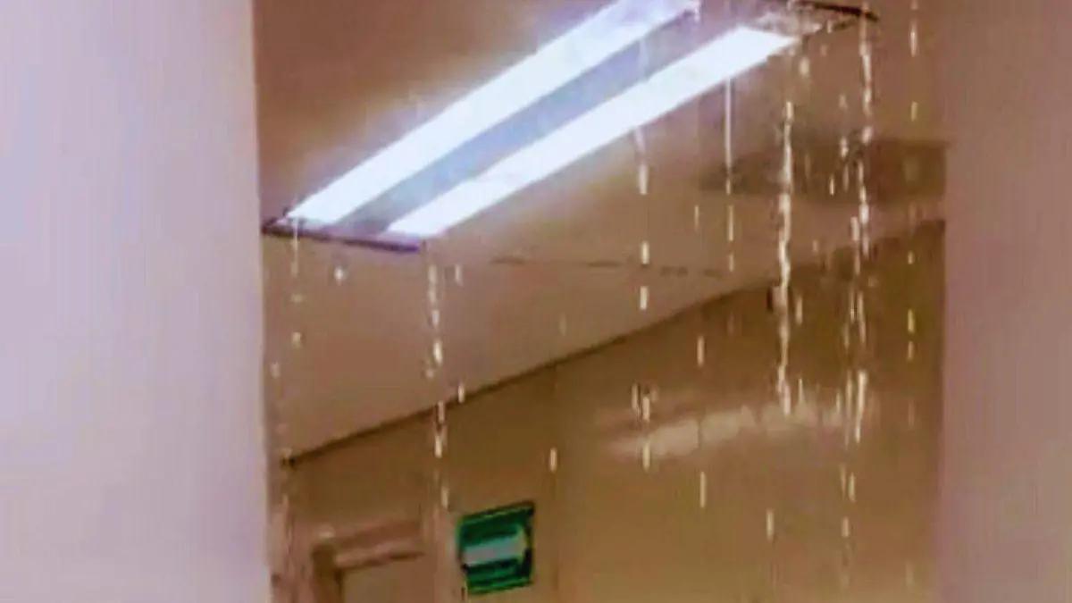 Reparan filtraciones por lluvias en hospital del IMSS de Empalme