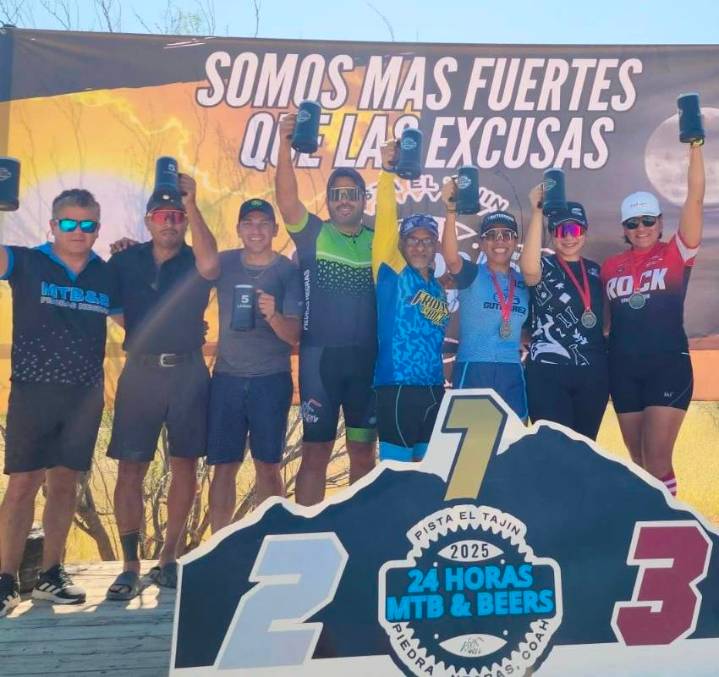 Gutiérrez Team se luce en competencia ciclista