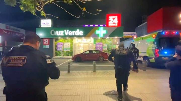 Mordieron a un guardia: Banda de mujeres protagoniza violento turbazo a farmacia en Vitacura