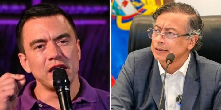Presidente de Ecuador se refirió al polémico viaje de Gustavo Petro a Manta: “Creo que no hizo nada bueno”
