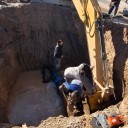 Cinco Saltos: repararon el acueducto principal tras 20 horas de trabajo ininterrumpido