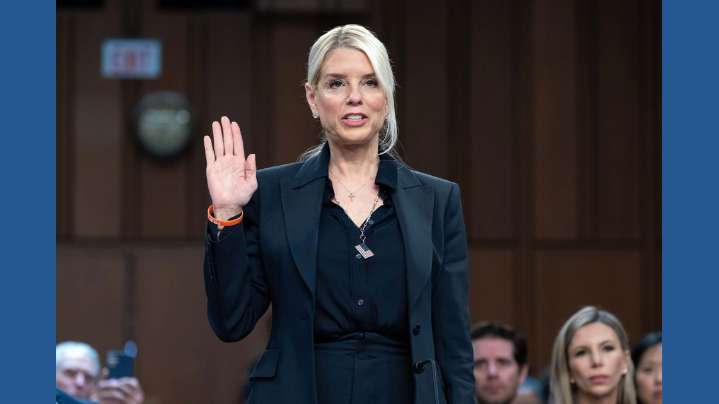 The Latest: Attorney General Bondi won't discuss what she told Trump about troop deployments