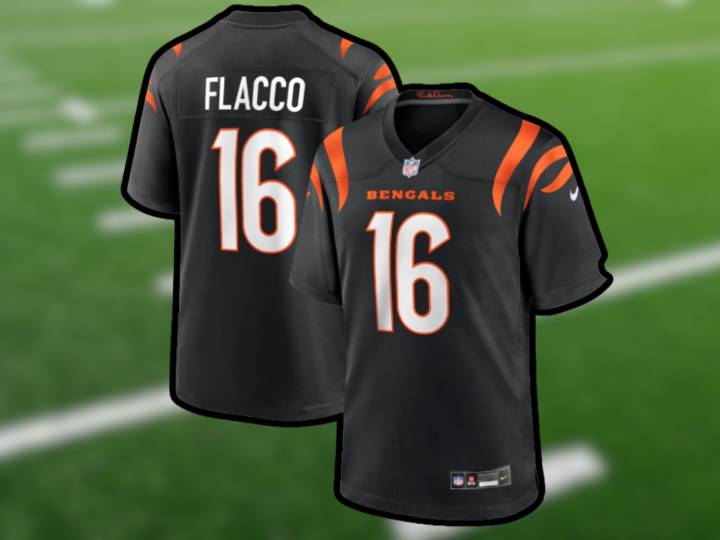 Where to buy a Joe Flacco Bengals jersey following thrilling Thursday Night Football win