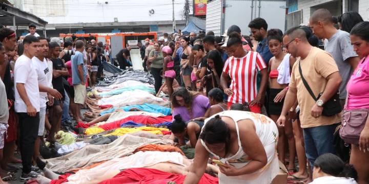 La Policía identificó a 99 muertos tras el megaoperativo en Río de Janeiro: 78 tenían antecedentes penales
