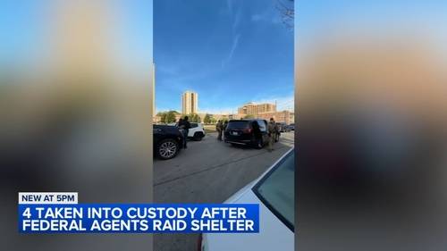 Chicago immigration raids: 4 detained by federal agents at Bronzeville shelter, 37 arrested at South Shore apartment building: DHS