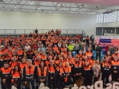 Los 820 voluntarios de Protección Civil de Aragón han dedicado en lo que va de año 16.280 horas a actuaciones preventivas y de emergencias