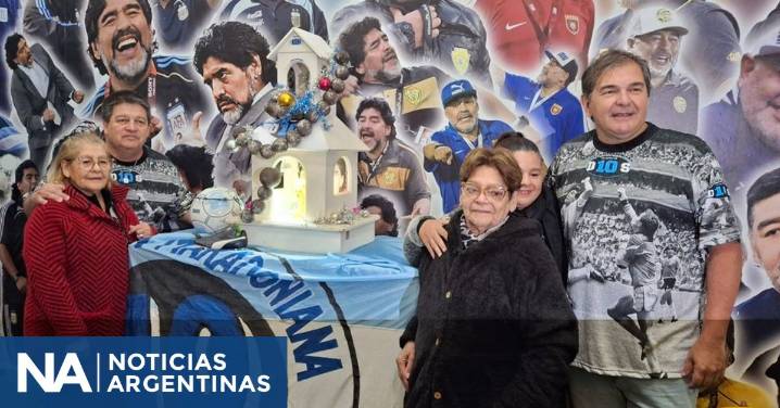 La Iglesia Maradoniana celebró el cumpleaños 65 de Diego: sus hermanas dijeron presente y fueron “bautizadas”