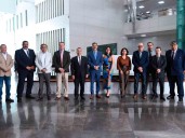 Magistrado Rufino H. León Tovar fortalece colaboración académica con la Escuela Nacional de Formación Judicial