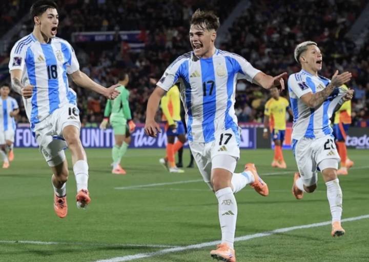 Argentina derrotó 1-0 a Colombia y jugará la final del Mundial Sub 20 luego de 18 años