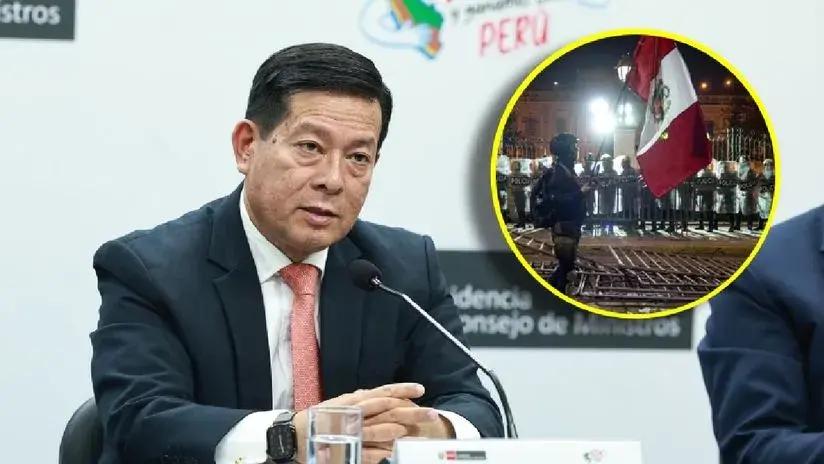 Arana dice que en movilizaciones actuó una "organización criminal": "Se ha preparado para destruir bienes públicos y privados"
