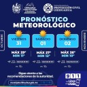 Prevén mañanas y noches frías para el fin de semana en la capital