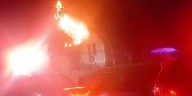 House fire on Milton Street captured on video