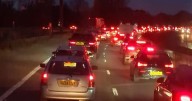 Woman in critical condition after being hit by Mercedes on M55
