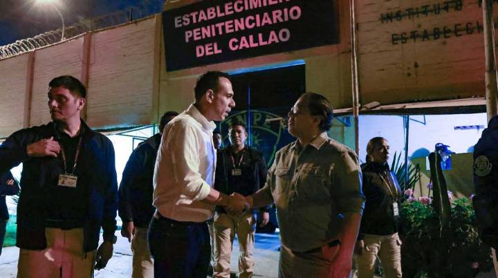 Callao: presidente José Jerí lideró requisa en el penal Sarita Colonia para reducir extorsiones