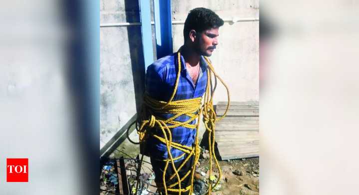 Chennai horror: Ragpicker tied to pole, beaten to death for alleged theft; body dumped in canal