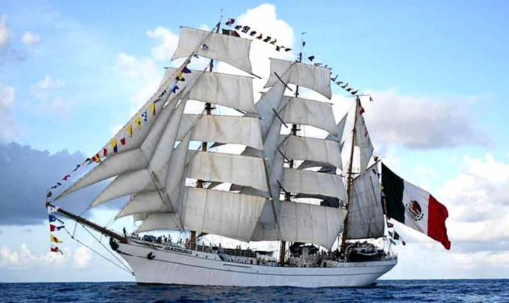 Cozumel recibirá este 2 de noviembre al buque escuela Cuauhtémoc