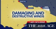Wild weather lashes Victoria leaving thousands without power