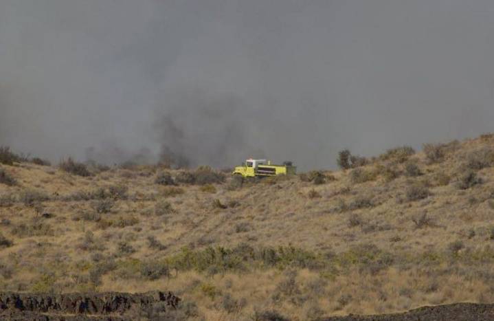 Brushfire Near Soap Lake Blackens 200 Acres