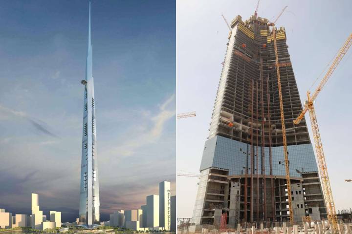 World’s Tallest Building Construction Progresses: Photos of Jeddah Tower in Saudi Arabia