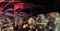 Nobody injured following vehicle crashing into Hurricane home