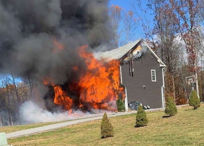 Bloomingburg fire destroys home