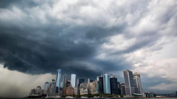 Flights Grounded On The East Coast Due To The Storm