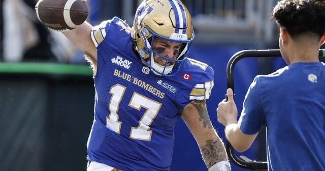 Bombers beat Alouettes 19-10, but lose backup QB Streveler to injury