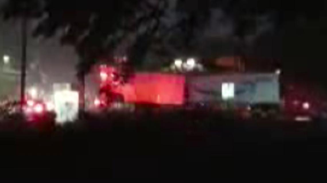 Dramatic video shows train crashing through truck stuck on tracks in Union City