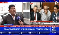 Miguel Palomino tras reuniión con congresistas: "Nos están paseando"