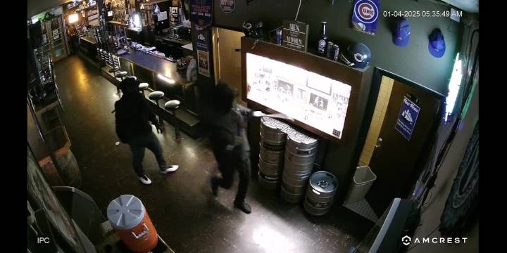 Portland business burglary surveillance footage