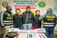 PNP desarticula redes de extorsión y narcotráfico en Lima, Tumbes y Huánuco