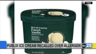 Publix ice cream recalled over allergen