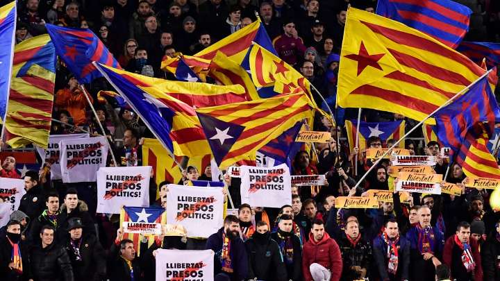 El Barça provoca a España en el día de la Hispanidad: "Visca Cataluña"
