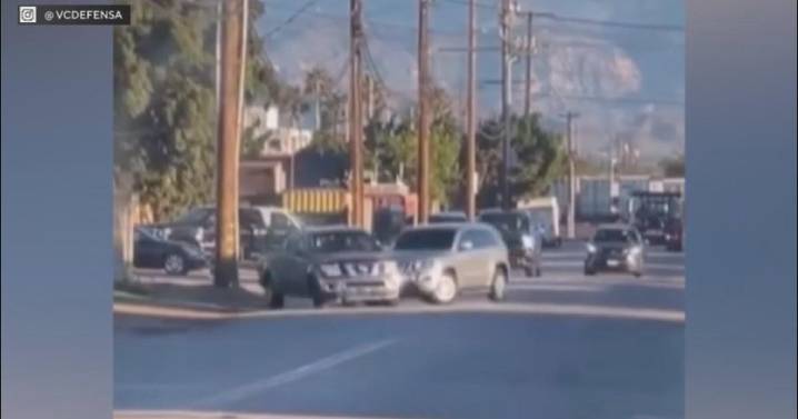 Video shows federal agent ramming immigration activist's truck in Ventura County