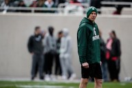 Former Michigan State offensive coordinator stripped of play calling in demotion to analyst