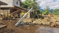 Desbordamiento del río Coatzonco,en Huautla, dañó 33 viviendas