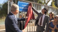 El alcalde de Triana inaugura los jardines en honor a la artista María Jiménez